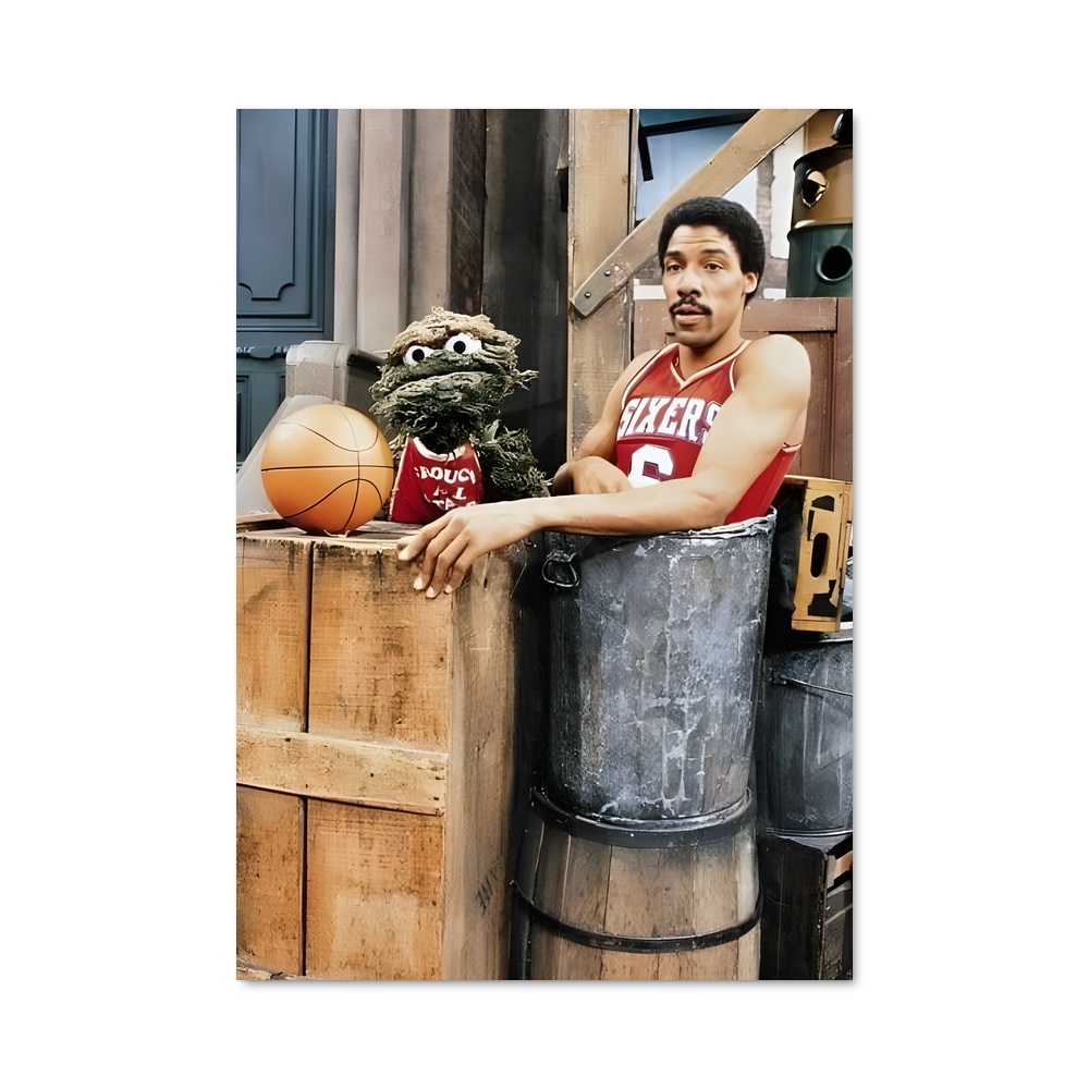 Poster Dribbleur sur Caisse – affiche Basketball